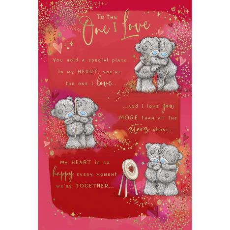One I Love Verse Me to You Bear Valentine's Day Card £3.59